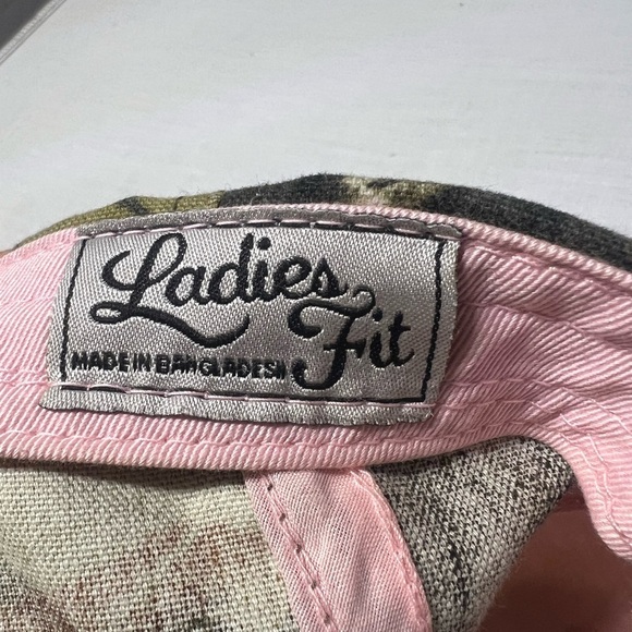 cummins ball cap hat camo hunting pink mossy oak women girl diesel gear main image 4